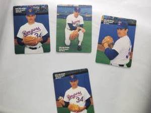 Lot of 4 Nolan Ryan Complete 300 Wins Set  1991 Mothers Cookies