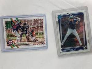 Lot of 2 Alex Kirillof Rookie Cards Panini Rated Rookie #40, Topps Holiday HW76