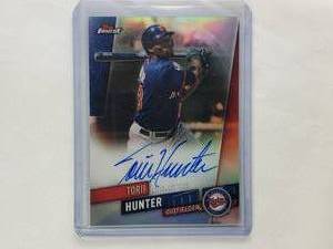 Torii Hunter Autograph Topps The Finest FA-THU