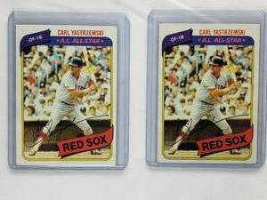 .Lot of 2 Carl Yastrzemski A.L. All Star Topps #720