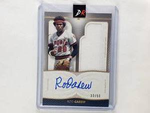 Rod Carew 2021 Autograph Relic Card Numbered 3350