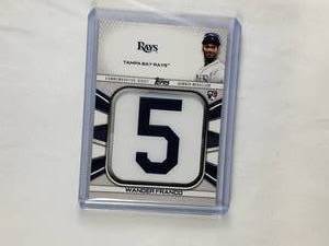 Wander Franco 2022 Jersey Number Medallion Rookie Card JNM-WF