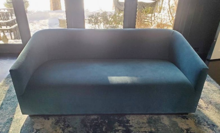 Restoration hardware shelter on sale arm sofa