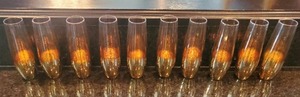 lot 24 image: Stemless Champagne Flutes