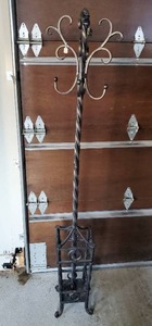 lot 86 image: Umbrella & Coat Hall Tree Stand