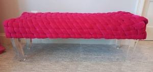 lot 135 image: Hot Pink Bench