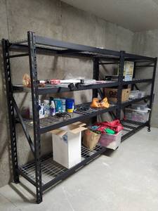 lot 8 image: Husky Industrial Shelving Units