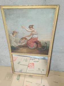 lot 319 image: Painting W Mirror