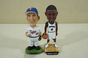 Game Giveaway Bobbleheads - Brad Radke, Randy Foye