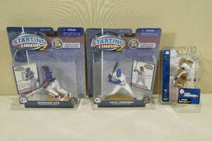Starting Lineup and McFarlane Baseball Action Figures - Dye, Sheffield, Johnson