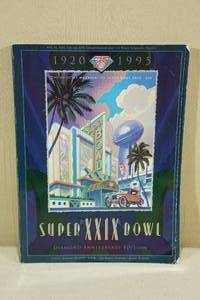 Super Bowl XXIX Game Program - Chargers vs 49ers