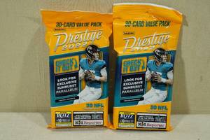2 2022 Panini Prestige Football Card Value Packs