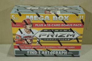2021 Panini Prizm Draft Picks Mega Box of Baseball Card Packs