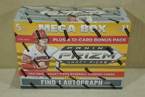 2021 Panini Prizm Draft Picks Mega Box of Baseball Card Packs