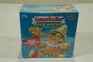 Topps Garbage Pail Kids Book Worms Mega Box of Sticker Card Packs