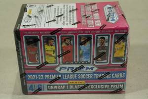 2021-22 Panini Prizm Blaster Box of Premier League Soccer Card Packs