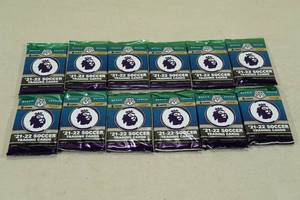 12 2021-22 Panini Mosaic Premier League Soccer Card Packs
