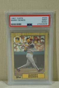 1987 Topps Barry Bonds #320 Rookie Card - PSA 9 (OC)