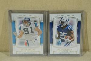 National Treasures Numbered Football Cards - 35