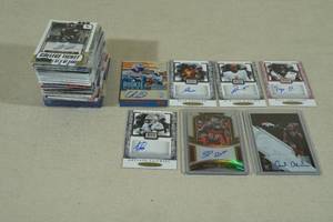 Autographed Football Rookie Cards - Barrett, Nwangwu, Gainwell