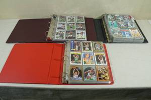 Binders of Sports Cards - Basketball, Football