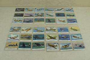 Binder Pages of Fighter Plane Cards