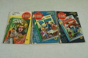 Famous Authors Illustrated Comic Books - #1-3