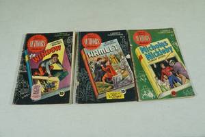 Famous Authors Illustrated Comic Books - #7-9