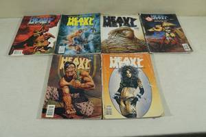 Heavy Metal Illustrated Fantasy Magazines