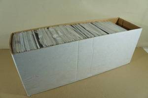 Long Box of Comic Books