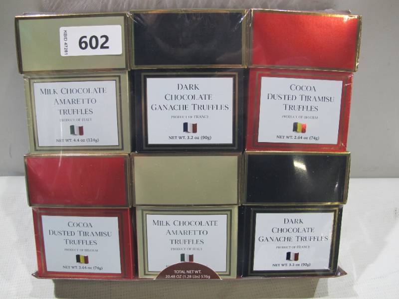 lot 7 image: 2 Packs of NEW European Truffles Collection - Featuring Truffles from France, Italy and Belgium