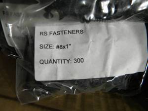 lot 57 image: RS Fastners 12 Full Bags, 1 Partial Bag