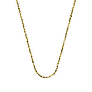 lot 125 image: Brand New Midas Chain 10K Gold 24 Hollow Rope Chain