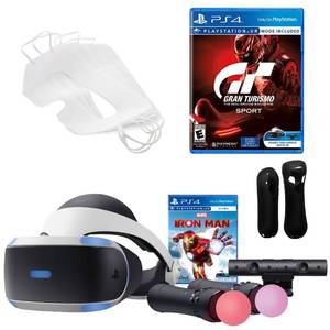 lot 137 image: PS4 PlayStation VR Marvels Iron Man VR Bundle with Accessories and Gran Turismo