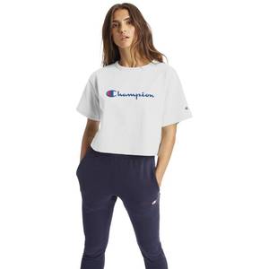 lot 24 image: Brand New Champion Life Womens Heritage Script Logo Cropped Tee