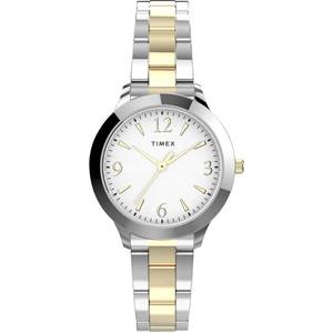 lot 83 image: Timex Womens Premium Dress Two-Tone Stainless Steel Bracelet Watch