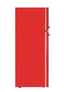Frigidaire 7.5 cu. ft. Mini Refrigerator with Top Freezer in Red and Chrome Handles