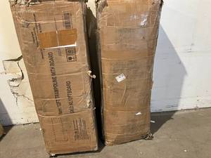 Lot of 2 Open Box Trampolines.