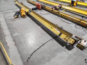 Harrington 12-Ton 3-Phase Overhead Crane Chain Hoist with 15 12-Ton Beam