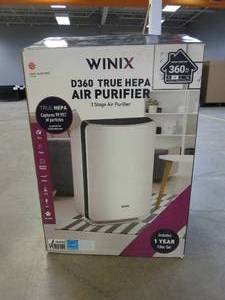 lot 516 image: Winix D360 True HEPA 3-Stage Air Purifier, AHAM Verified for 360 sq. ft. (USED, RUNS)