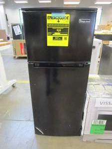 lot 517 image: Magic Chef 4.5 cu. ft. 2 Door Mini Fridge in Black with Freezer (LARGE SCRATCH IN DOOR)