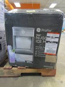 lot 540 image: GE Profile Opal 24 lb Portable Nugget Ice Maker in Stainless Steel (OPEN BOX)