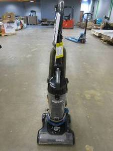 lot 551 image: Eureka PowerSpeed Cord Rewind Upright Bagless Vacuum Cleaner with LED Headlights (SLIGHTLY USED, MISSING ACCESSORIES)