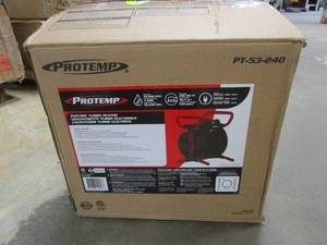 lot 628 image: ProTemp Turbo 10,300 BTU Electric Fan Heater with 240-Volt Thermostat (OPEN BOX)