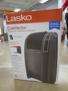 lot 649 image: Lasko Cyclonic 1500-Watt Electric Ceramic Space Heater with Remote Control and Cool-Touch Technology (OPEN BOX)
