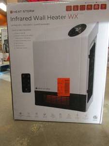 lot 651 image: Heat Storm 1,000-Watt Wi-Fi Smart Heater Deluxe Indoor Wall Mount Infrared Heater (OPEN BOX)