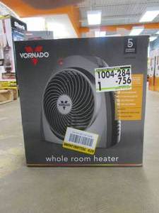 lot 659 image: Vornado VH200 1500-Watt Electric Portable Space Heater, Whole Room Vortex Heat Circulation, Charcoal (OPEN BOX)