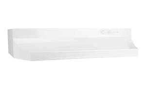 lot 615 image: Broan-NuTone RL6300 Series 30 in. Under Cabinet Range Hood with Light in White (OPEN BOX)