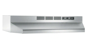 lot 729 image: Broan-NuTone RL6200 Series 30 in. Ductless Under Cabinet Range Hood with Light in Stainless Steel (OPEN BOX)