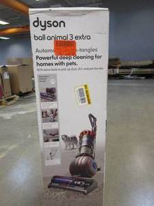 lot 737 image: Dyson Ball Animal 3-Extra Bagless Upright Vacuum Cleaner for Multi Surface with Pet Groom Tool (OPEN BOX)